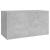 Cufăr de depozitare, gri beton, 84x42x46 cm, lemn compozit GartenMobel Dekor