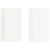 Comode TV, 2 buc., alb, 30,5x30x60 cm, PAL GartenMobel Dekor