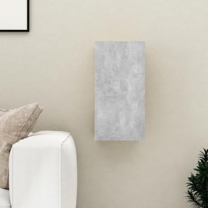 Comodă TV, gri beton, 30,5x30x60 cm, PAL GartenMobel Dekor