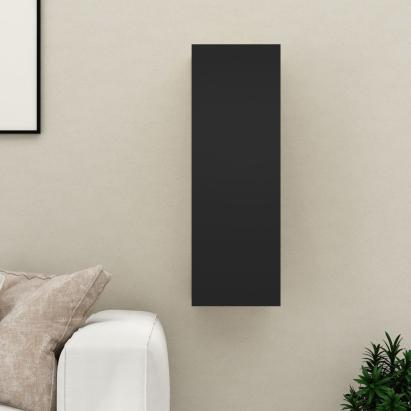 Comodă TV, negru, 30,5x30x90 cm, PAL GartenMobel Dekor