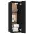 Comode TV, 2 buc., negru, 30,5x30x90 cm, PAL GartenMobel Dekor