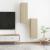 Comode TV, 2 buc., stejar Sonoma, 30,5x30x90 cm, PAL GartenMobel Dekor