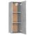 Comode TV, 2 buc., gri beton, 30,5x30x90 cm, PAL GartenMobel Dekor
