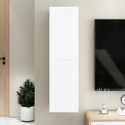 Comodă TV, alb, 30,5x30x110 cm, PAL GartenMobel Dekor