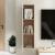 Comodă TV, alb și stejar Sonoma, 30,5x30x110 cm, PAL GartenMobel Dekor