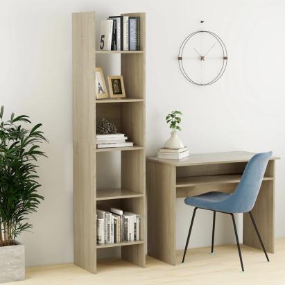Bibliotecă, stejar Sonoma, 40x35x180 cm, PAL GartenMobel Dekor