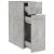 Dulap de farmacie, gri beton, 20x45,5x60 cm, PAL GartenMobel Dekor