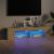 Comodă TV cu lumini LED, stejar Sonoma, 135x39x30 cm GartenMobel Dekor