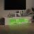 Comodă TV cu lumini LED, alb extralucios, 135x39x30 cm GartenMobel Dekor