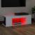 Comodă TV cu lumini LED, alb, 90x39x30 cm GartenMobel Dekor