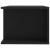 Comodă TV cu lumini LED, negru, 90x39x30 cm GartenMobel Dekor