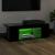 Comodă TV cu lumini LED, negru, 90x39x30 cm GartenMobel Dekor