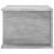 Comodă TV cu lumini LED, gri beton, 90x39x30 cm GartenMobel Dekor