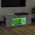 Comodă TV cu lumini LED, gri beton, 90x39x30 cm GartenMobel Dekor