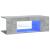 Comodă TV cu lumini LED, gri beton, 90x39x30 cm GartenMobel Dekor