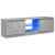 Comodă TV cu lumini LED, gri beton, 120x30x35,5 cm GartenMobel Dekor