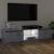 Comodă TV cu lumini LED, gri beton, 120x30x35,5 cm GartenMobel Dekor