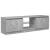 Comodă TV cu lumini LED, gri beton, 120x30x35,5 cm GartenMobel Dekor