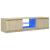 Comodă TV cu lumini LED, stejar sonoma, 140x40x35,5 cm GartenMobel Dekor
