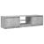 Comodă TV cu lumini LED, gri beton, 140x40x35,5 cm GartenMobel Dekor