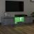 Comodă TV cu lumini LED, gri beton, 140x40x35,5 cm GartenMobel Dekor