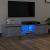 Comodă TV cu lumini LED, gri beton, 140x40x35,5 cm GartenMobel Dekor