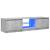 Comodă TV cu lumini LED, gri beton, 140x40x35,5 cm GartenMobel Dekor