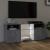 Comodă TV cu lumini LED, gri beton, 120x30x50 cm GartenMobel Dekor