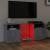Comodă TV cu lumini LED, gri beton, 120x30x50 cm GartenMobel Dekor