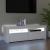 Comodă TV cu lumini LED, alb, 120x35x40 cm GartenMobel Dekor