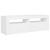 Comodă TV cu lumini LED, alb, 120x35x40 cm GartenMobel Dekor