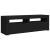 Comodă TV cu lumini LED, negru, 120x35x40 cm GartenMobel Dekor