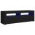 Comodă TV cu lumini LED, negru, 120x35x40 cm GartenMobel Dekor