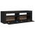 Comodă TV cu lumini LED, negru, 120x35x40 cm GartenMobel Dekor