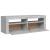 Comodă TV cu lumini LED, gri beton, 120x35x40 cm GartenMobel Dekor