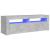 Comodă TV cu lumini LED, gri beton, 120x35x40 cm GartenMobel Dekor