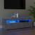 Comodă TV cu lumini LED, gri beton, 120x35x40 cm GartenMobel Dekor