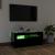 Comodă TV cu lumini LED, negru, 90x35x40 cm GartenMobel Dekor