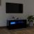 Comodă TV cu lumini LED, negru, 90x35x40 cm GartenMobel Dekor