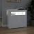 Servantă cu lumini LED, alb, 80x35x75 cm GartenMobel Dekor