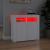 Servantă cu lumini LED, alb, 80x35x75 cm GartenMobel Dekor