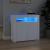 Servantă cu lumini LED, alb, 80x35x75 cm GartenMobel Dekor