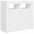 Servantă cu lumini LED, alb, 80x35x75 cm GartenMobel Dekor