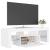 Comodă TV cu lumini LED, alb, 120x35x40 cm GartenMobel Dekor