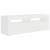 Comodă TV cu lumini LED, alb, 120x35x40 cm GartenMobel Dekor