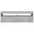 Comodă TV cu lumini LED, gri beton, 120x35x40 cm GartenMobel Dekor