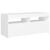 Comodă TV cu lumini LED, alb, 90x35x40 cm GartenMobel Dekor