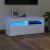 Comodă TV cu lumini LED, alb, 90x35x40 cm GartenMobel Dekor