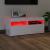 Comodă TV cu lumini LED, alb extralucios, 90x35x40 cm GartenMobel Dekor