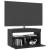Comodă TV cu lumini LED, negru, 75x35x40 cm GartenMobel Dekor